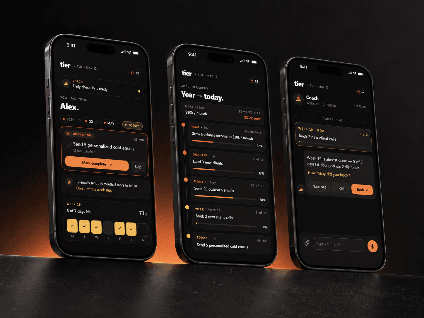 Tier App Mockup
